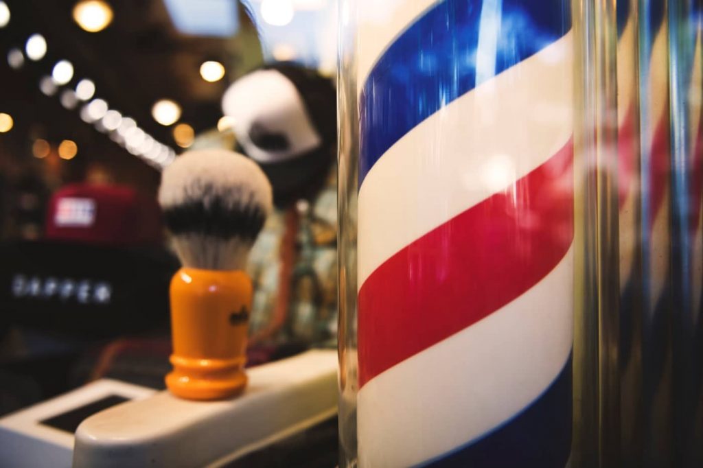Origin and meaning of barber polles