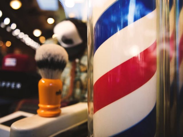 Origin and meaning of barber polles