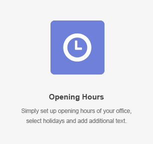 Opening Hours Element